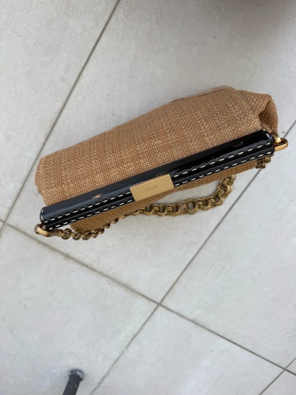 Prada Vintage Woven Shoulder Bag - Picture 3 of 10